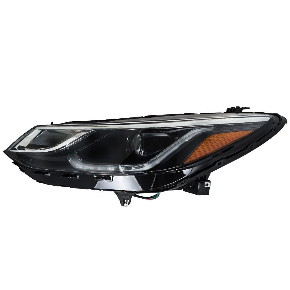 LED Headlight w/DRL for Chevy Cruze (2016–2019) LH/Driver Side Black
