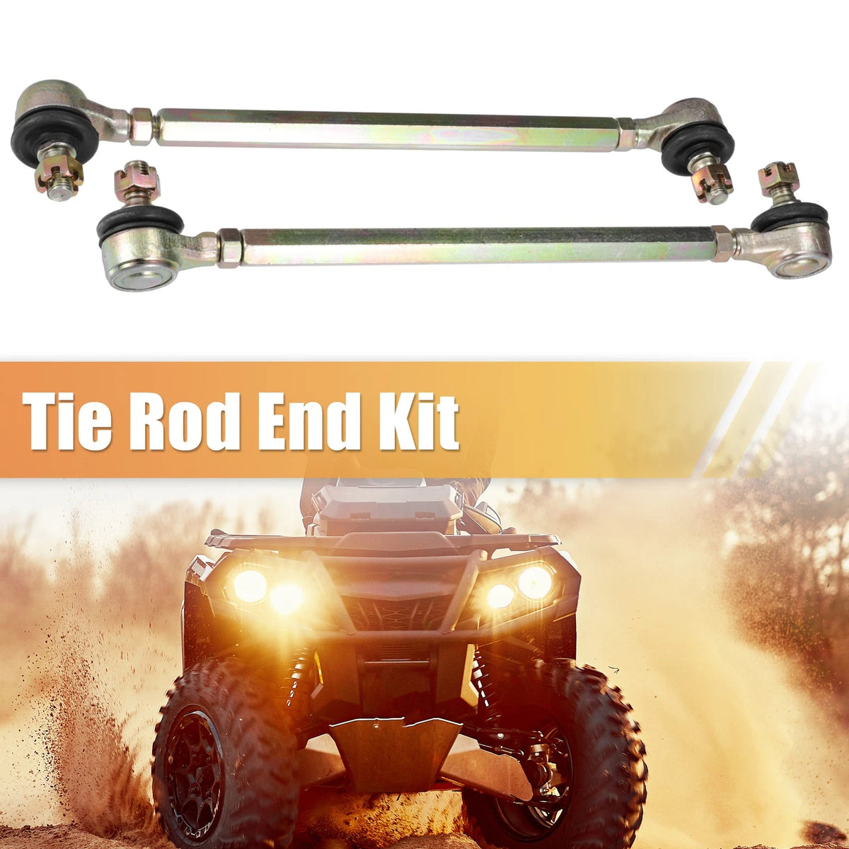 Set of 2 Steering Tie Rod Ball Joints for 50cc ATV