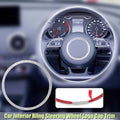 Steering Wheel Trim Ring Silver Tone Replacement for Audi A6 A5 RS5 S3 (2013–2020)