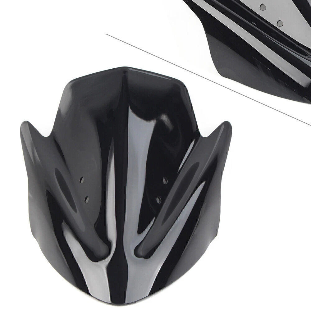Windshield Windscreen Faring For Kawasaki ER-6N ER6N 2012-2016 Polycarbonate BLK