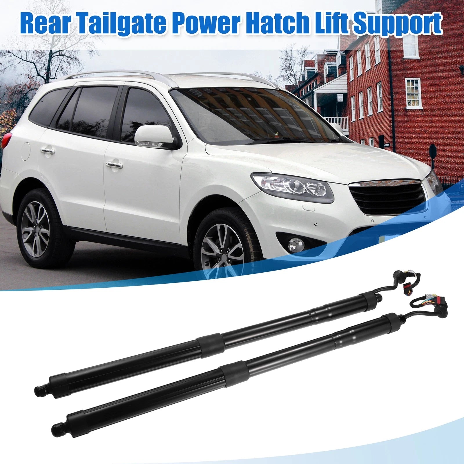 Tailgate Lift Support Pair Rear Power Replacement for Hyundai Santa Fe (2019–2024)