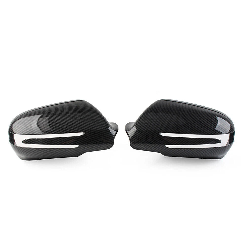 2X Rear View Mirror Cover Overlay for Mercedes Benz E-Coupe CLS CLC SL SLK