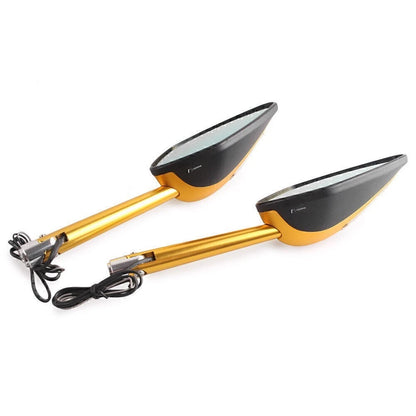 Rear View Side Mirrors with LED for Aprilia Benelli (Universal)