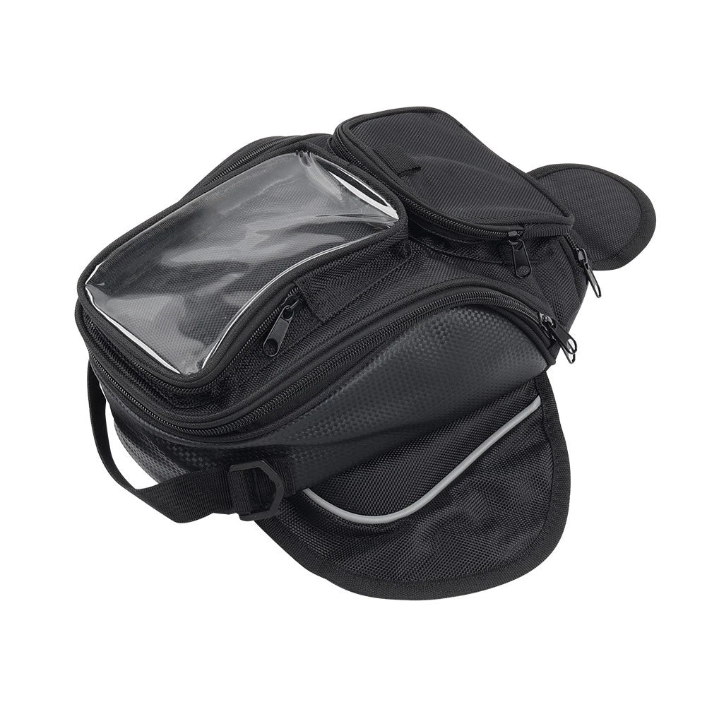 Front Fuel Tank Bag for Universal Motorcycle (1PC) - Touchable Navigation, Black
