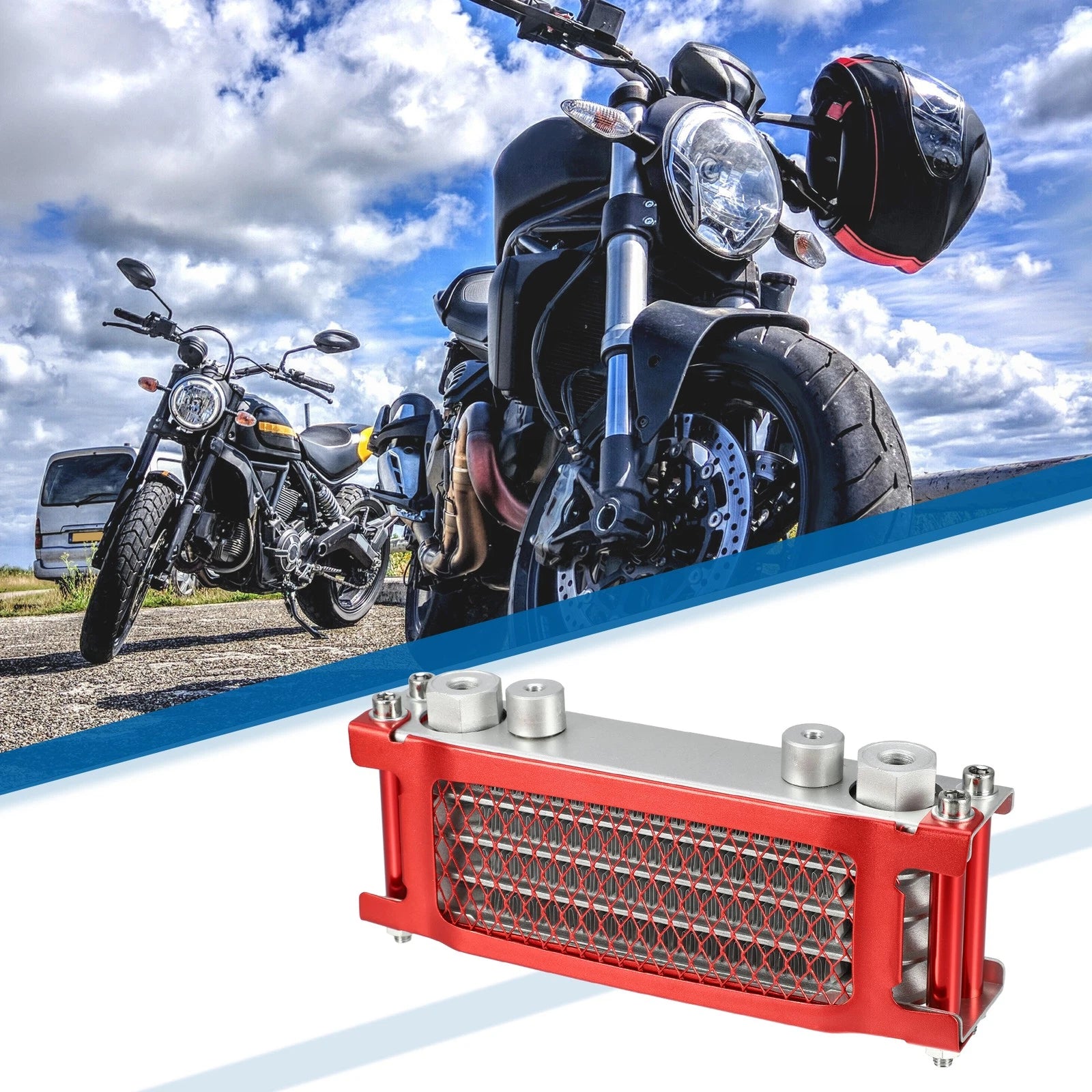 Engine Oil Cooler Interface M10 Replacement for Monkey Bike (50CC–160CC)