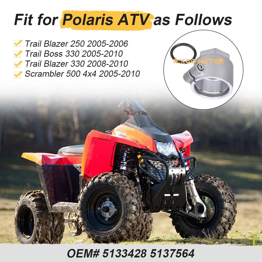 Axle Nut with Retaining Ring for Polaris Trail Blazer Trail Boss (1999–2006)
