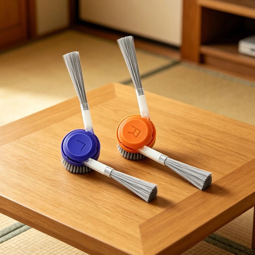 Side Brush Kit for Vacuum (Plastic Hubs, Push-on Installation)