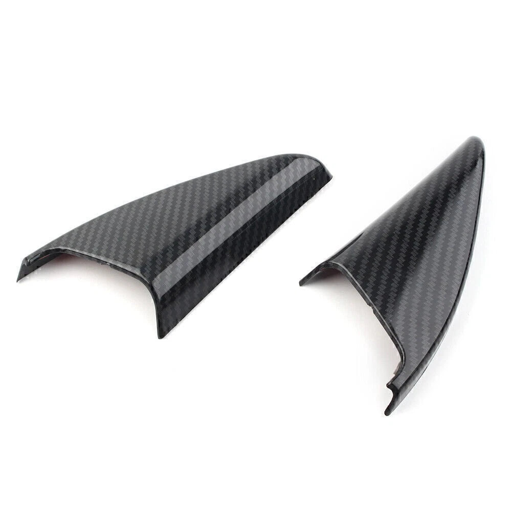 Carbon Look A Pillar Triangle Frame Cover Trim for Benz A-Class A220 (2019)
