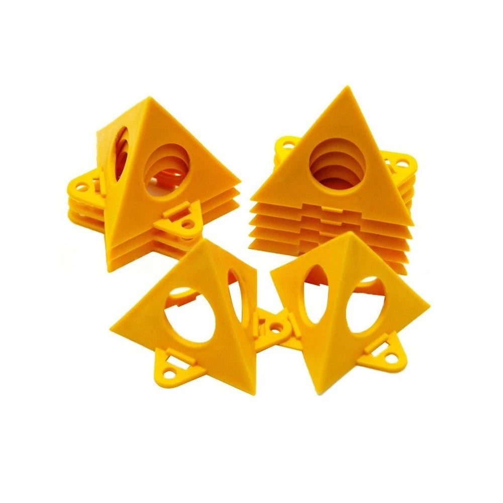 20 Yellow Pyramid Paint Stands for Canvas Furniture Craft Projects