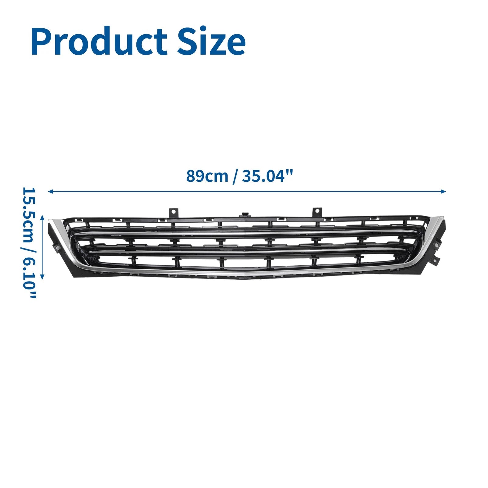 Front Lower Bumper Grille for Chevrolet Impala (2014–2020) Chrome