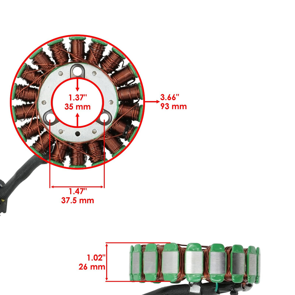 Stator and Gasket Replacement for Honda TRX350FM Rancher 2000–2006