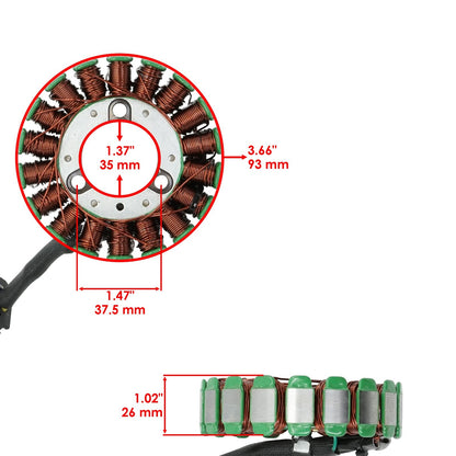 Stator and Gasket Replacement for Honda TRX350FM Rancher 2000–2006