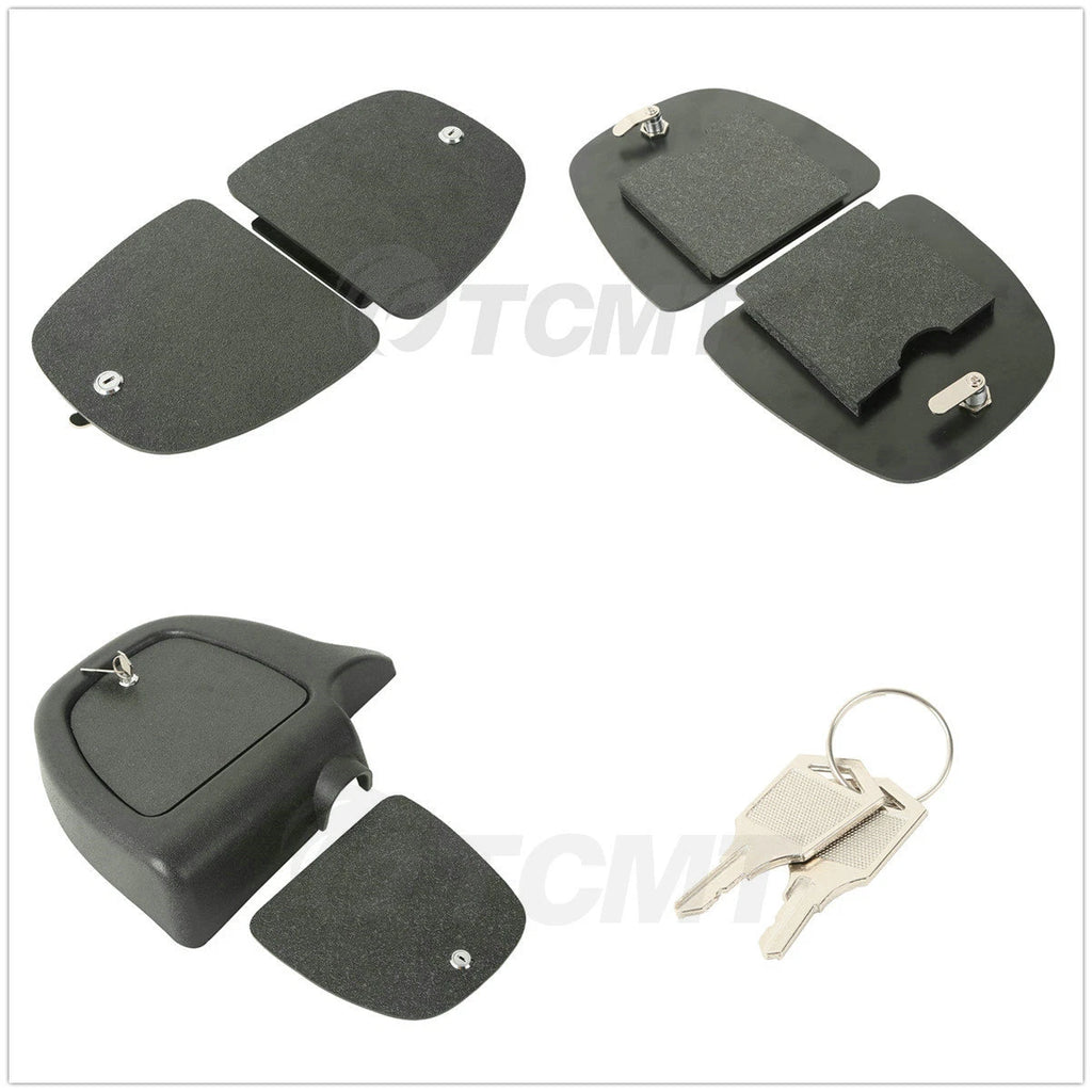 Lower Fairing Locking Glove Box Doors for Harley Touring Glide (2005–2013)