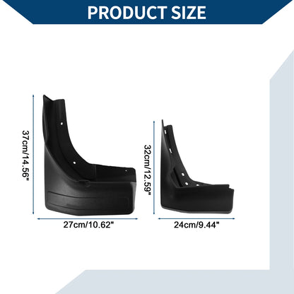 Set of 4 Mud Flaps Splash Guards for Mercedes-Benz GL/GLS (2015–2016)