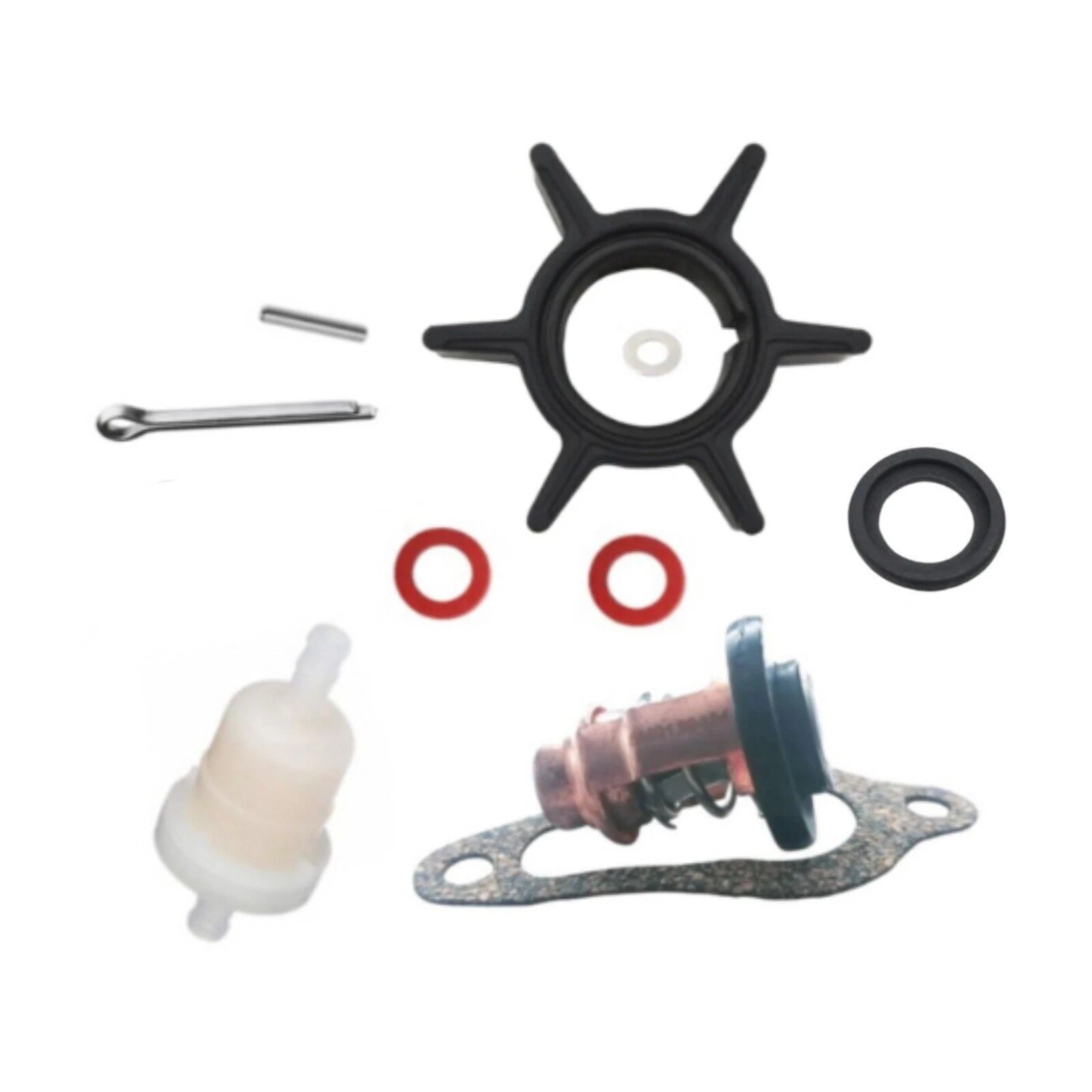 Maintenance Repair Kit for Tohatsu 6HP 8HP 9.8HP Outboard Motors (3V1-87500-0)