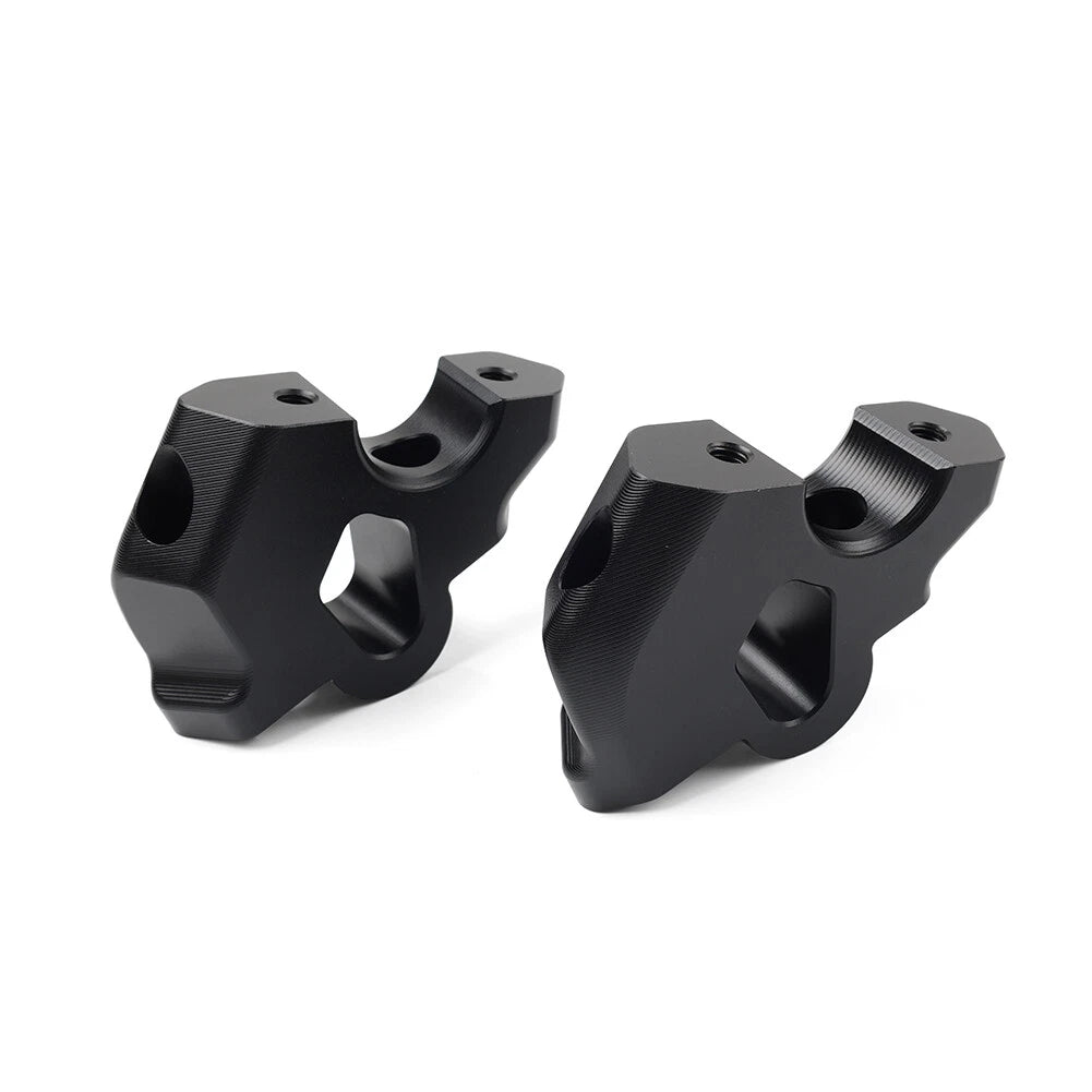 Handlebar Riser Clamp for BMW R1300GS (2024) - CNC, Black