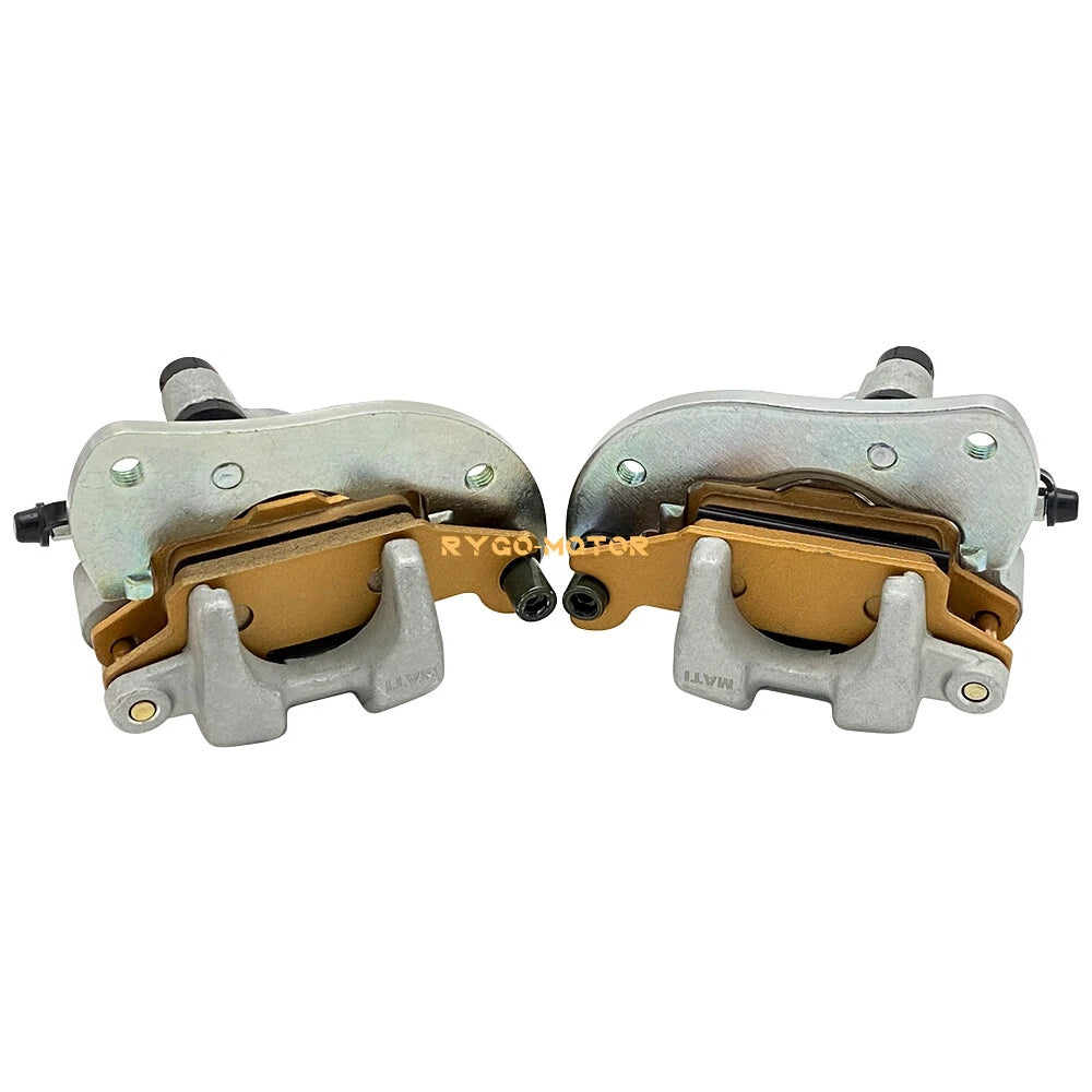 Front Brake Calipers W/Pads for Yamaha Grizzly 550 YFM550 (2009–2014)