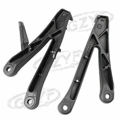 Rear Passenger Footrest Pegs Brackets for Honda CBR 600RR (2007–2011) Black