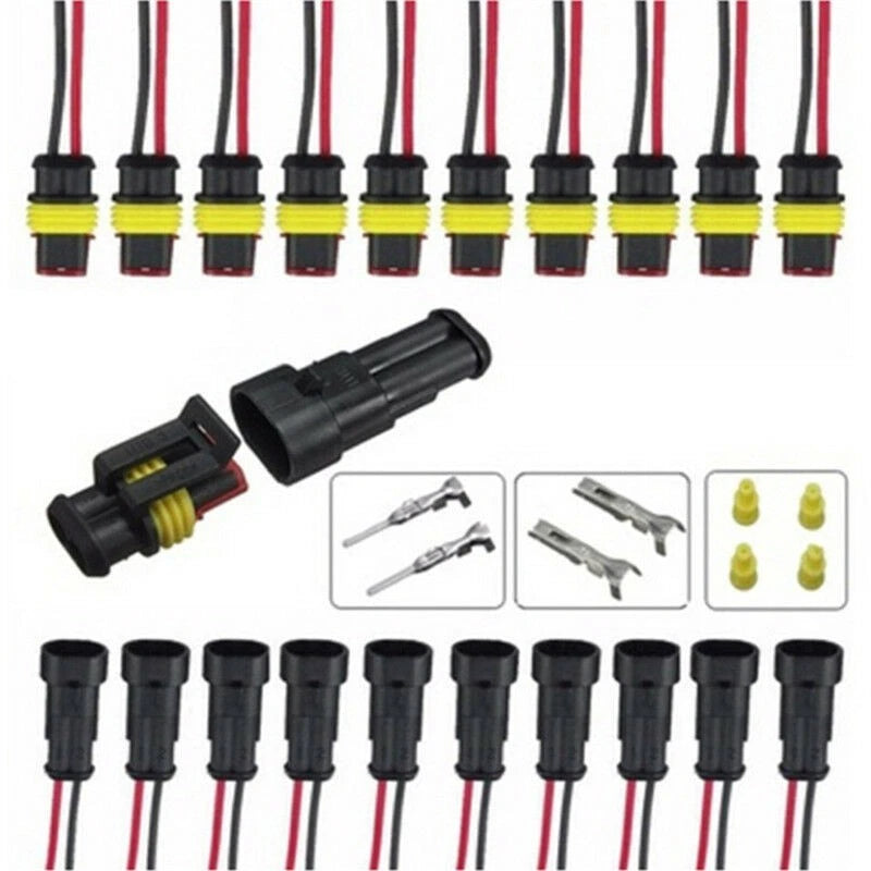 Electrical Connectors for Motorcycle Scooter Truck (Waterproof)