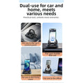 Car Dashboard Phone Holder with Suction Cup and Adjustable Width