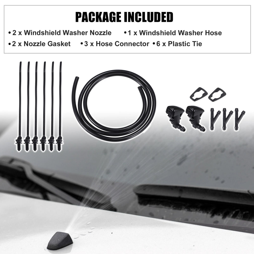 Windshield Washer Nozzle Spray Kit for Toyota Tacoma (2005–2015)