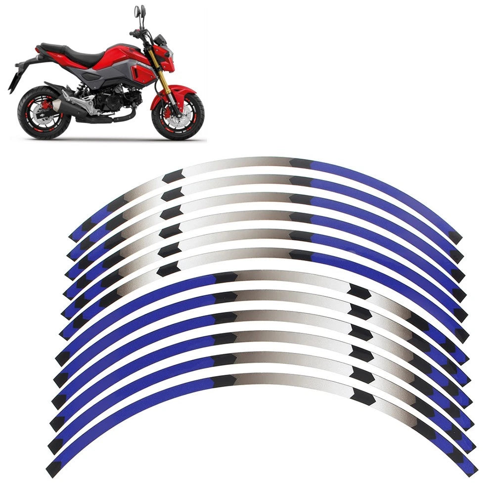 12" Rim Edge Sticker for Honda MSX 125 (Standard SF) - Blue