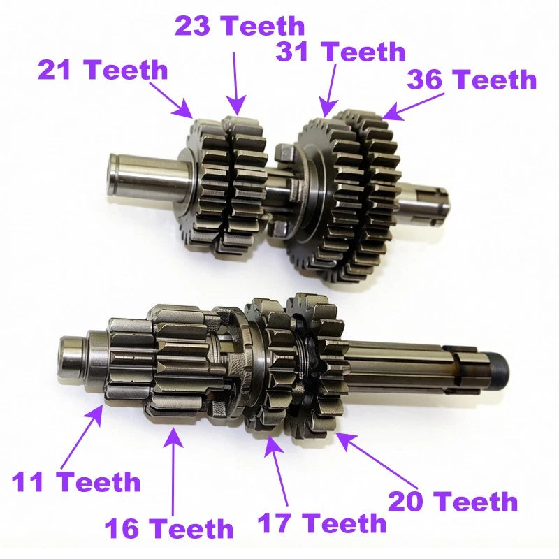 Transmission Gear Box Main Counter Shaft for YX140 YX150 YX160 (2014–2023)