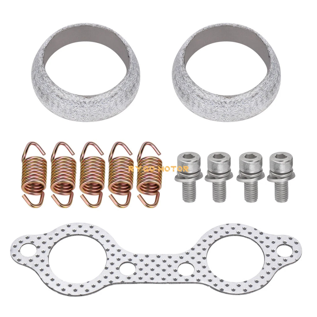 Exhaust Muffler Gasket Seal Spring Rebuild Kit for Polaris Frontier (2002–2005)
