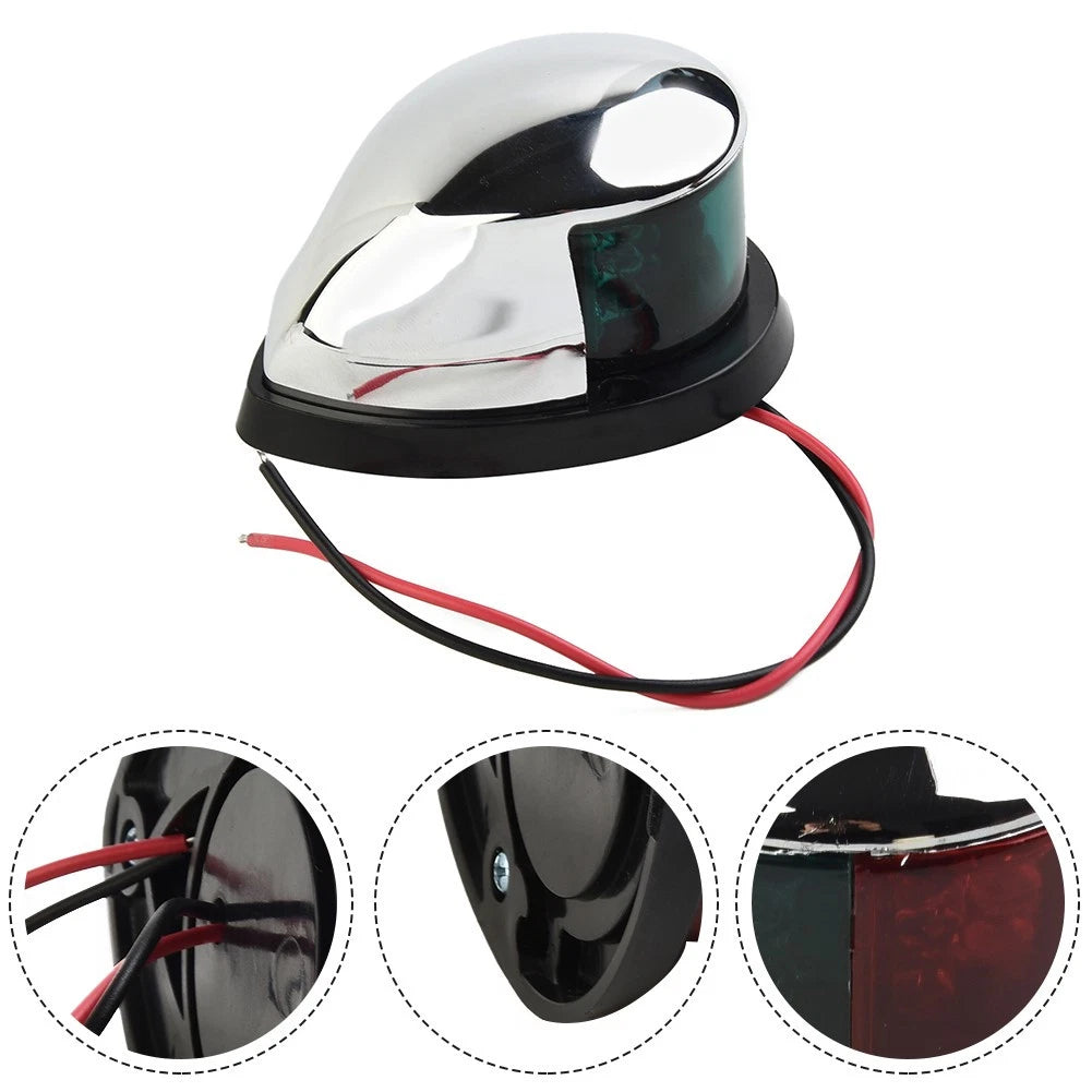 LED Navigation Lights for Boat (Red and Green)