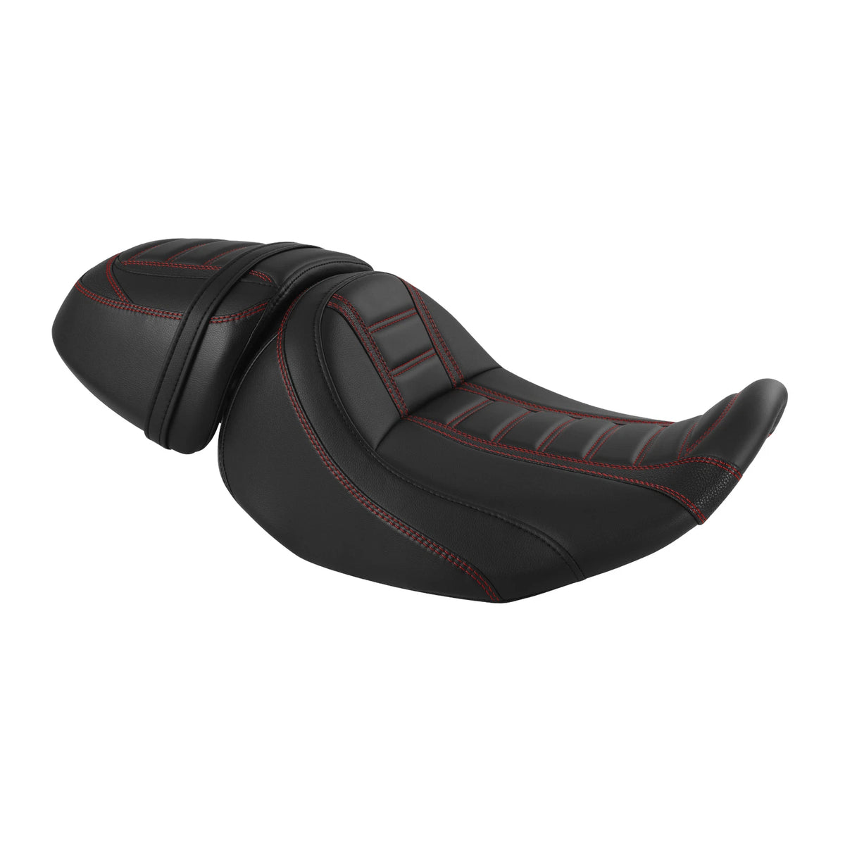 Black Red Driver & Passenger Seat for Harley CVO Street Road Glide (2023–2024)