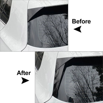 Rear Window Spoiler Side Wing Cover Trim for Volkswagen Golf 8 (2020–2023) Carbon