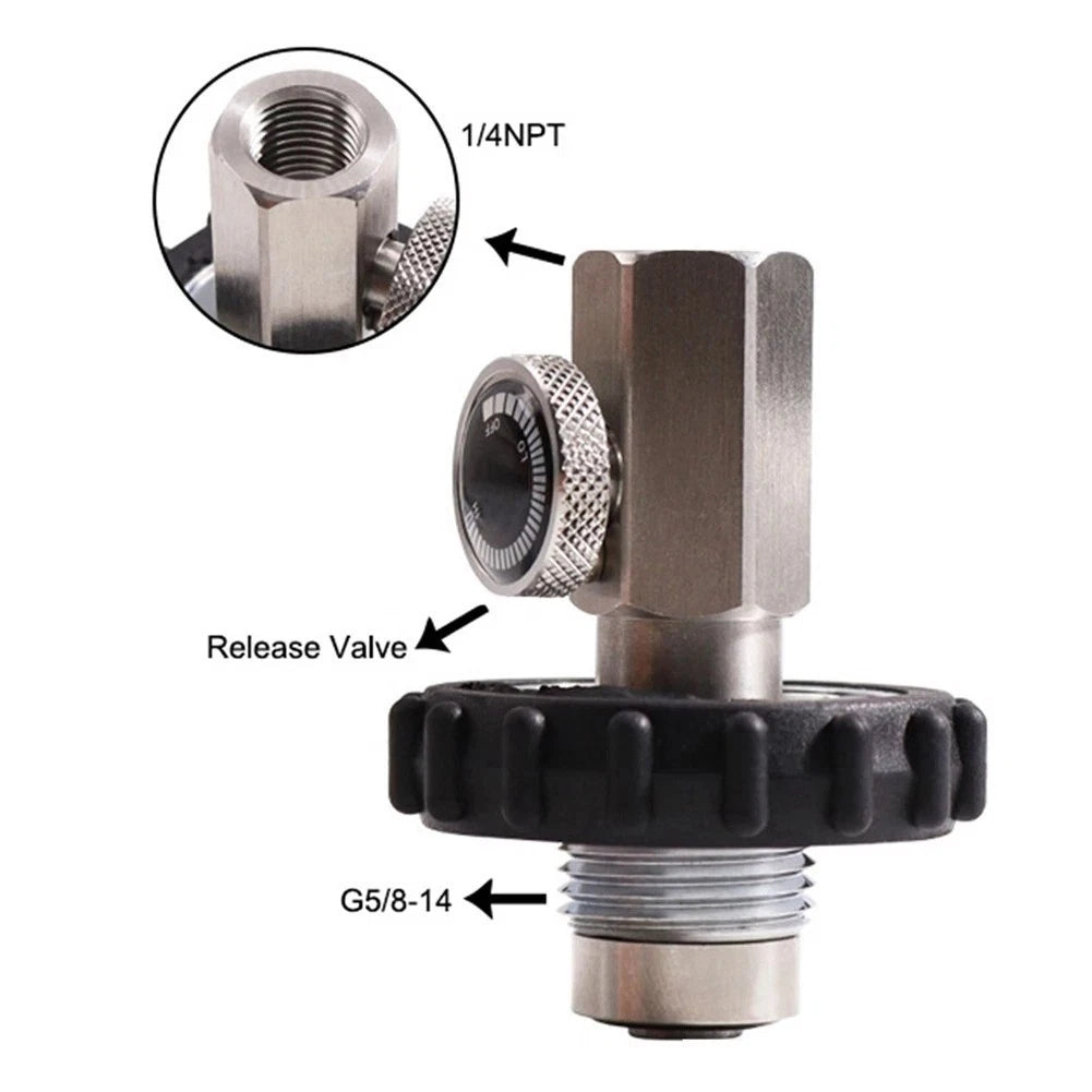 Scuba Filling Station Adapter DIN G58 to 14NPT Connector for Regulators