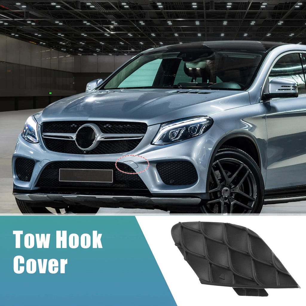 Front Bumper Tow Hook Cap Replacement for Mercedes-Benz GLE 400 (2016–2019)