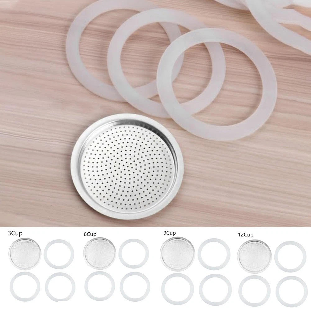 Silicone Gasket Seals for Espresso Pot (Easy to Clean)