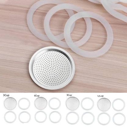Silicone Gasket Seals for Espresso Pot (Easy to Clean)