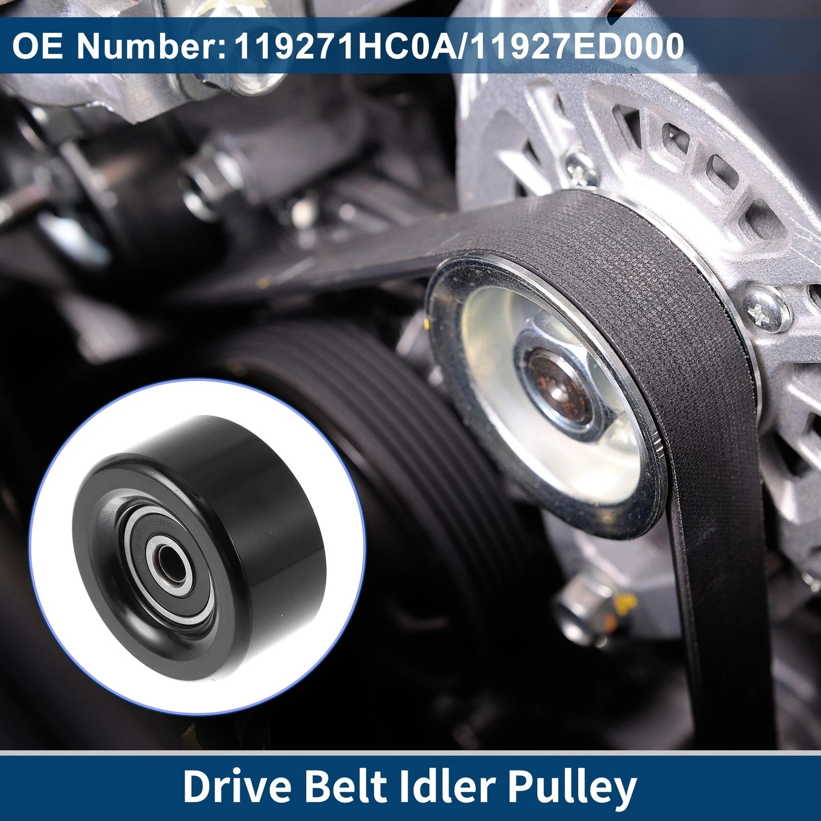 Drive Belt Idler Pulley Replacement for Toyota Highlander (2008–2019)
