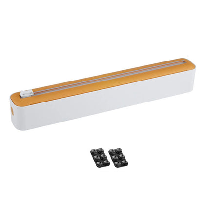 Cling Film Cutter with Suction Cup Base for Kitchen Use