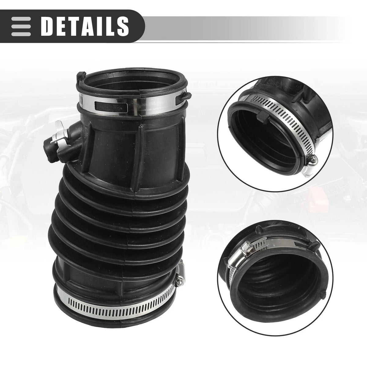 Air Intake Hose with Clamp for Honda CR-V (2015–2016) Rubber No. 172285LAA00