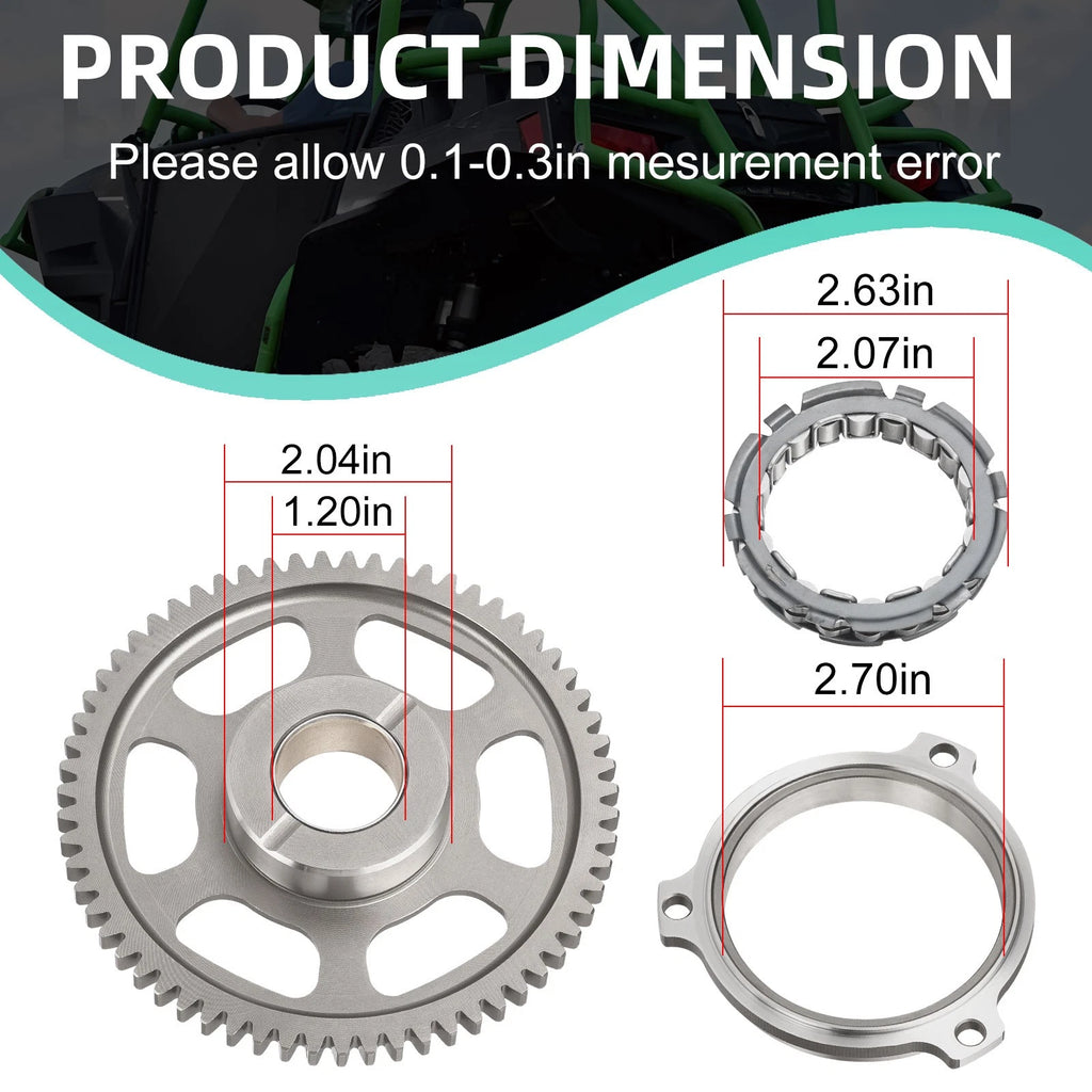 Starter Clutch Idler Gear for Polaris RZR XP 900 (2011–2012) 6230467 1204184