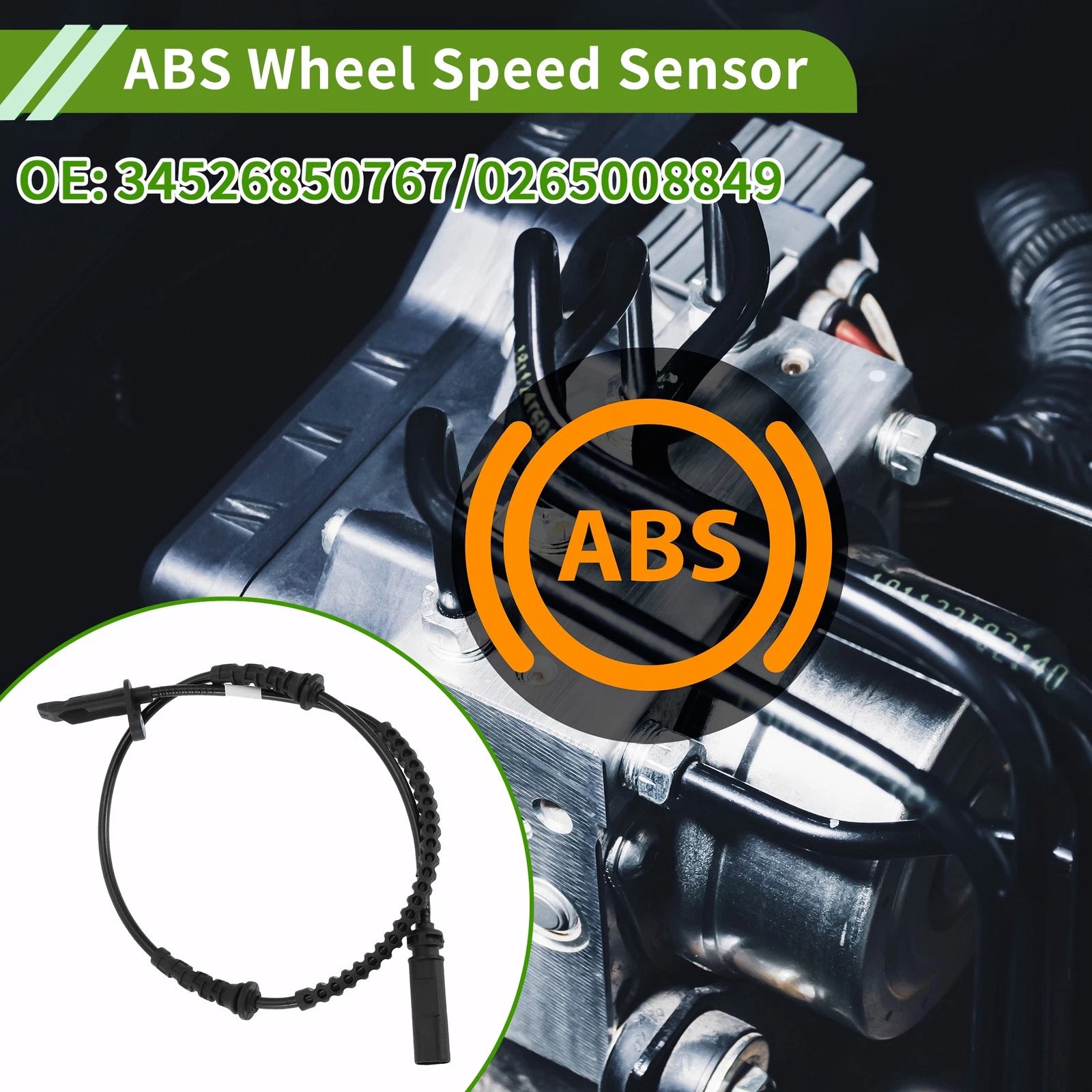 ABS Wheel Speed Sensor Replacement for BMW X1 F48 (2016–2017)