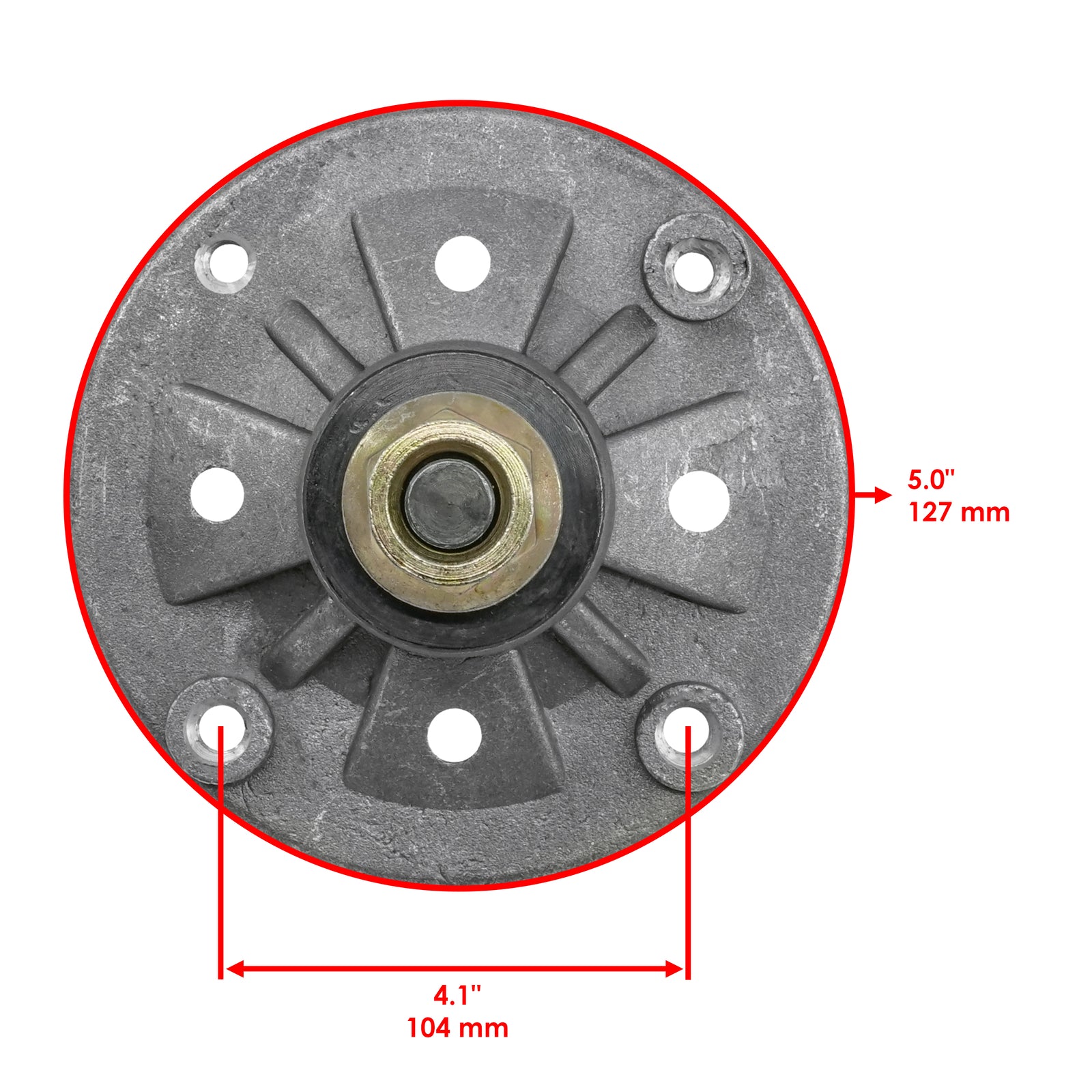 2 Spindle Assemblies Replacement for John Deere LA145 LA150 LA155 LA165 (2001–2018)
