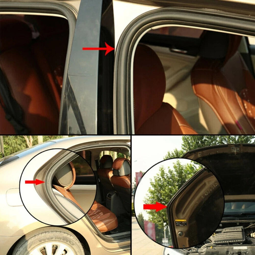 2X Weather Strip Seal for Ford Edge (2015–2023) - 10M 2-Layer Moulding