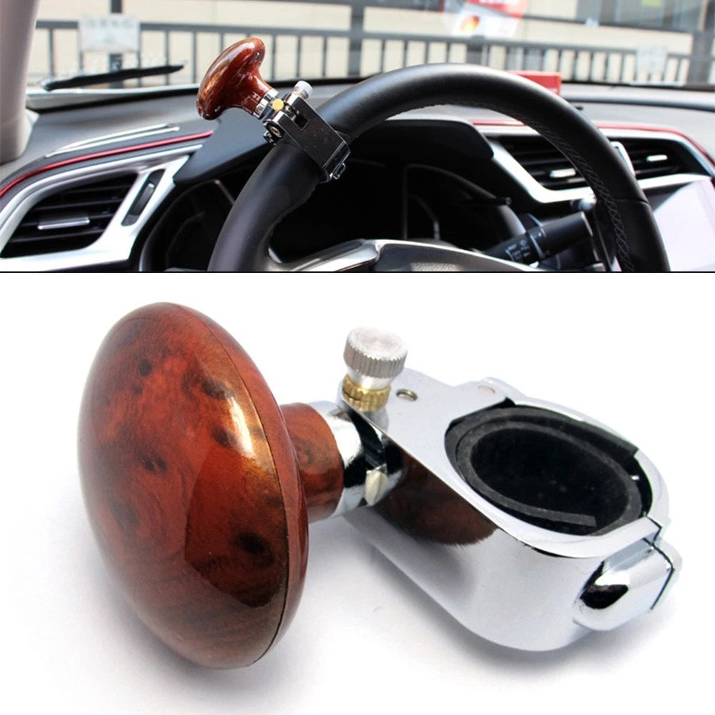 Brown Steering Handle for All Vehicles (Universal Fit)