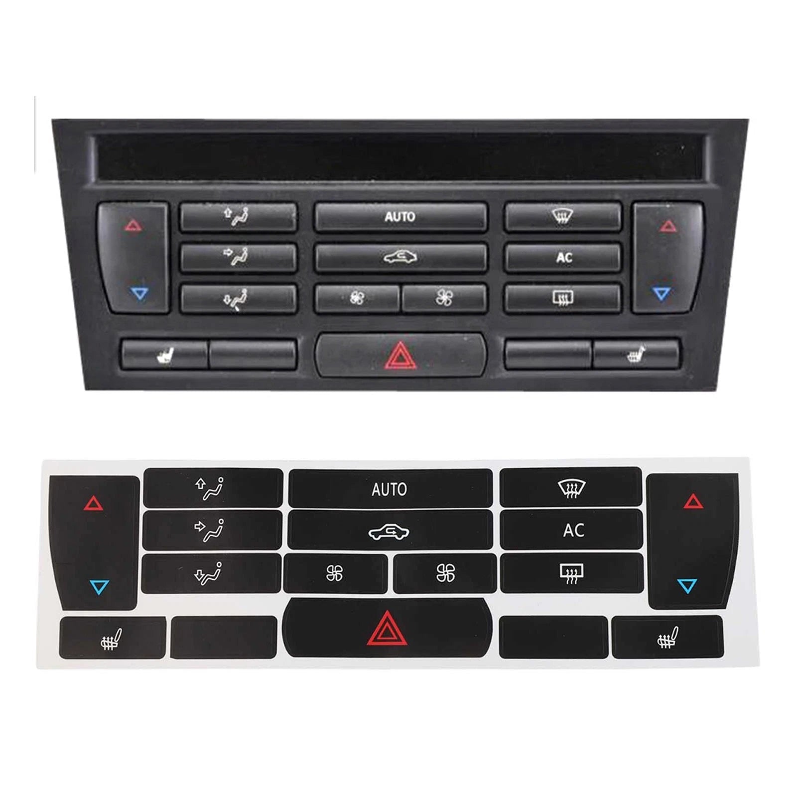 Climate Control Decals for Push Button Type Vehicles