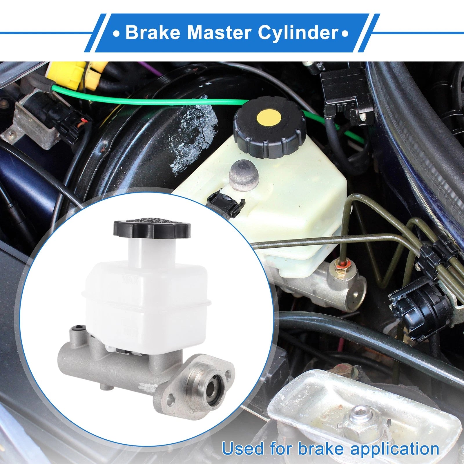 Brake Master Cylinder With Reservoir Replacement for Hyundai Elantra (2000–2006)