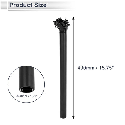 Seat Post Clamp Tube 30.9x400mm Adjustable Angle for Bike (Universal)