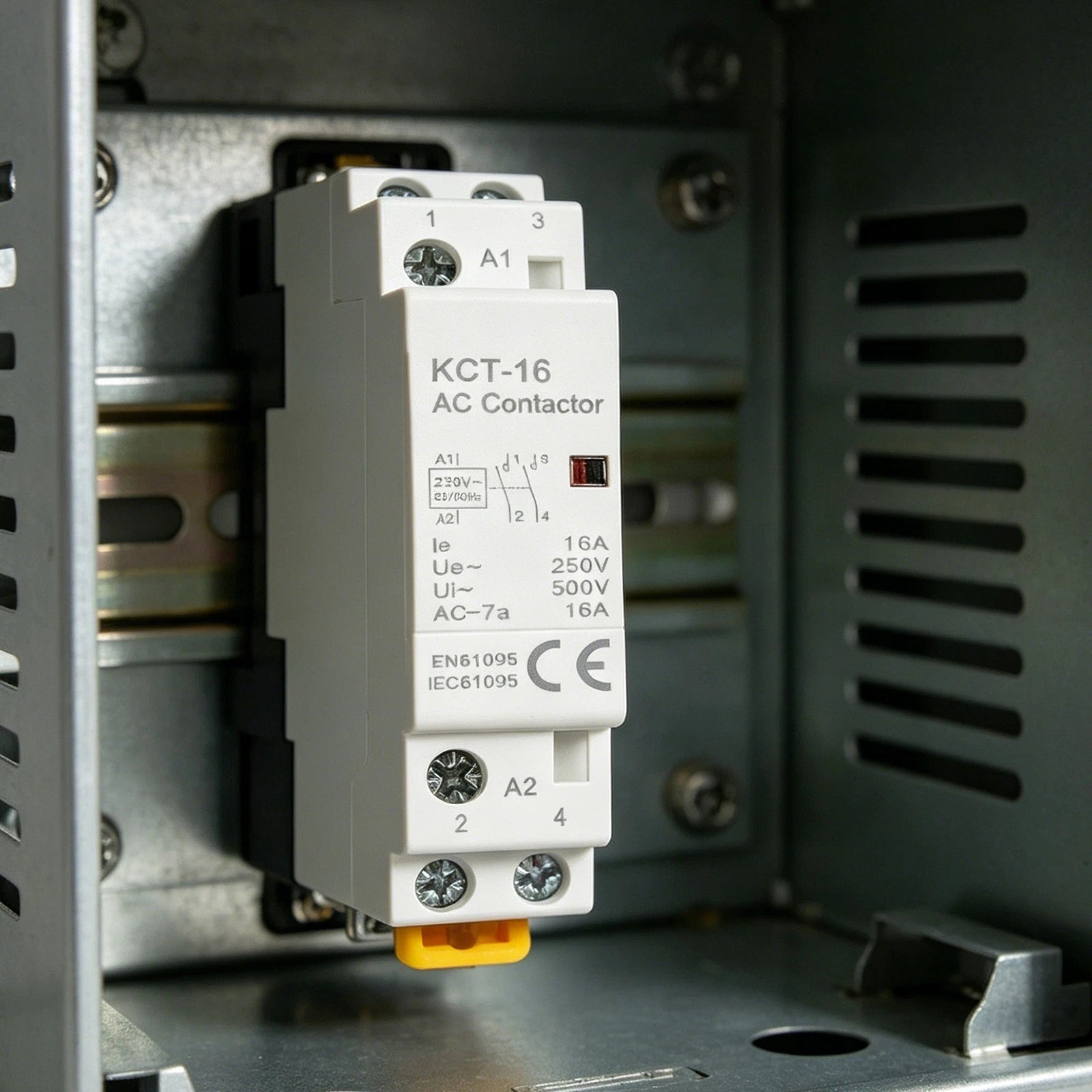 Contactor AC230V 2P 16A Rail Mounting Modular 2NO