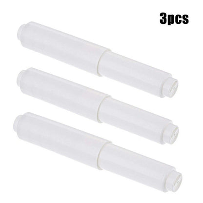 3X White Replacement Toilet Paper Roll Holder Roller Spindle Insert