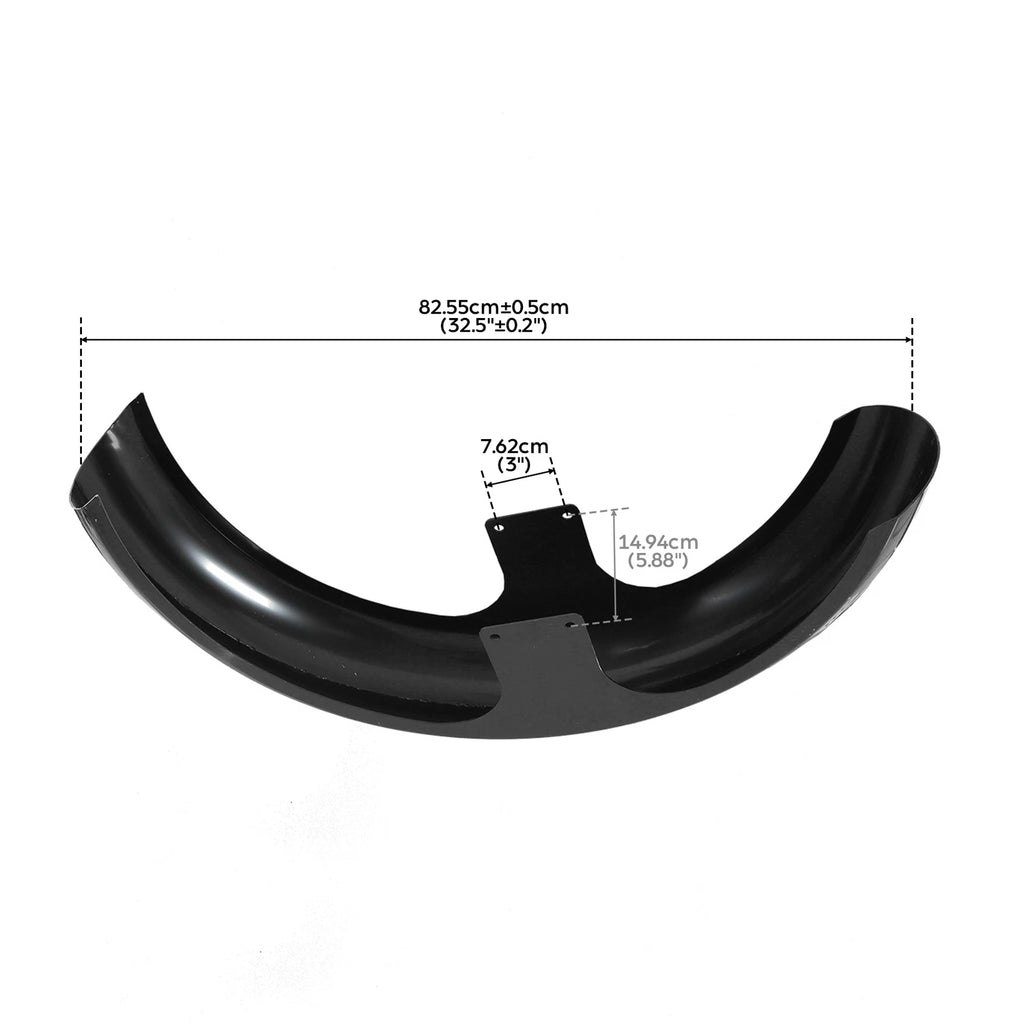 26" Front Fender for Harley Bagger Touring Road King Glide (2009–2023)