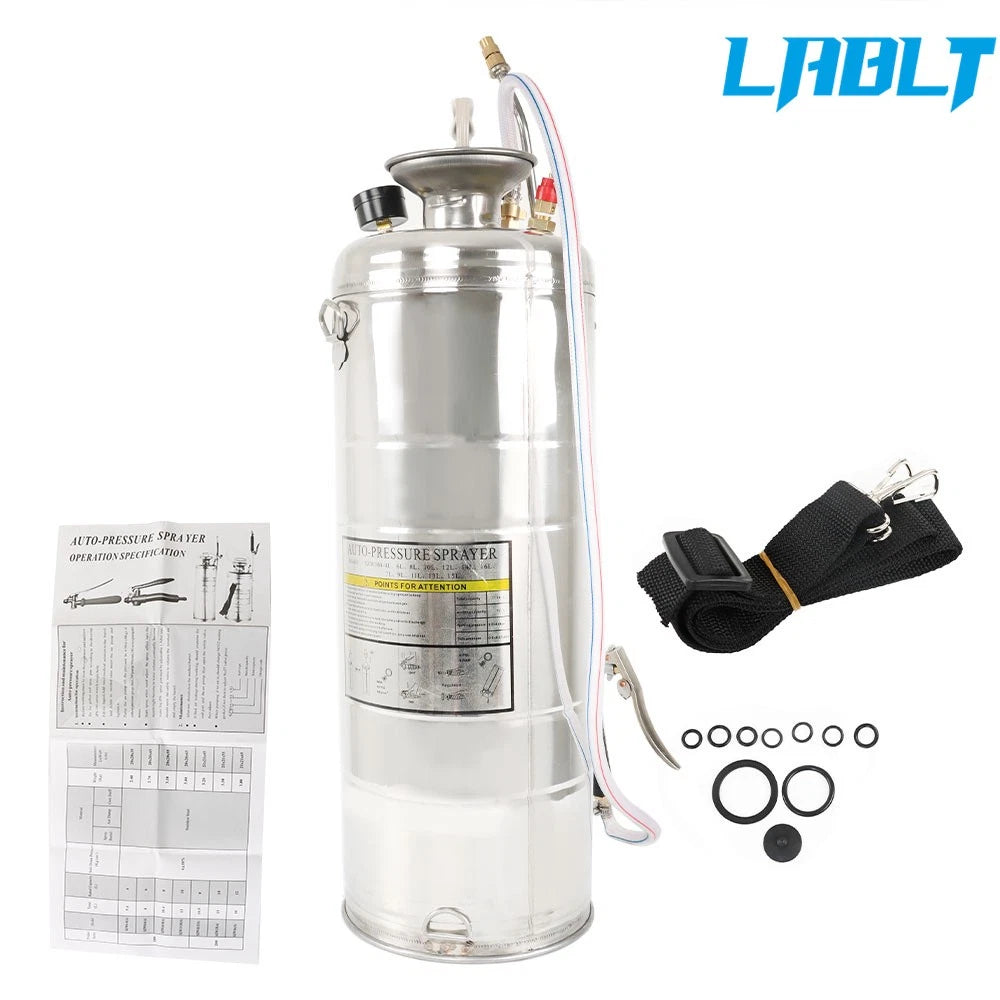 3.5Gal Stainless Steel Pump Sprayer for LABLT (Adjustable Nozzle)